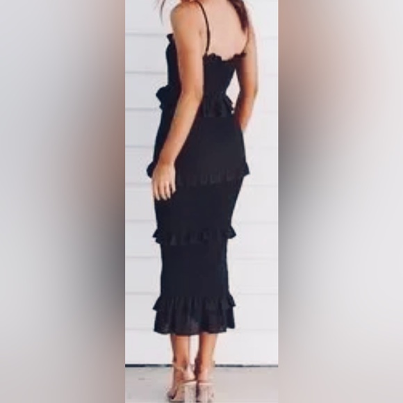 Pippidip Black Ruffle Dress - Picture 2 of 5